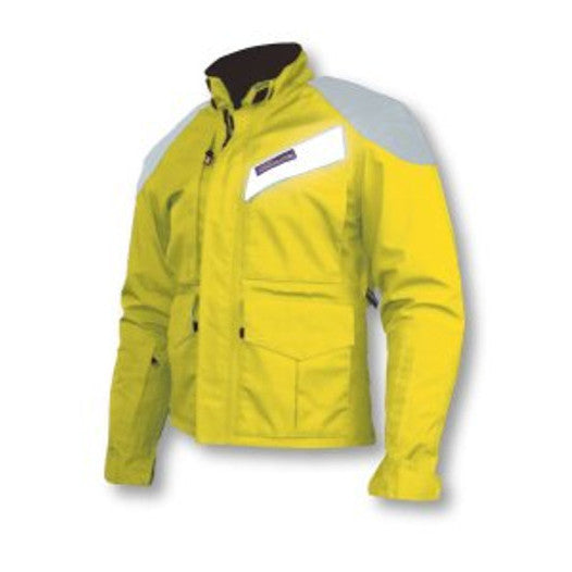 Men's RoadCrafter Classic Jacket, Sz 36S Hiviz/Silver