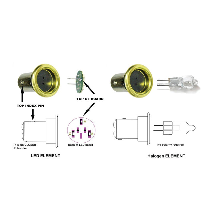 Flashing Halogen Replacement Taillight Bulb