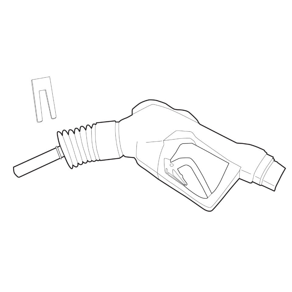 Aluminum Gas Pump Nozzle Key