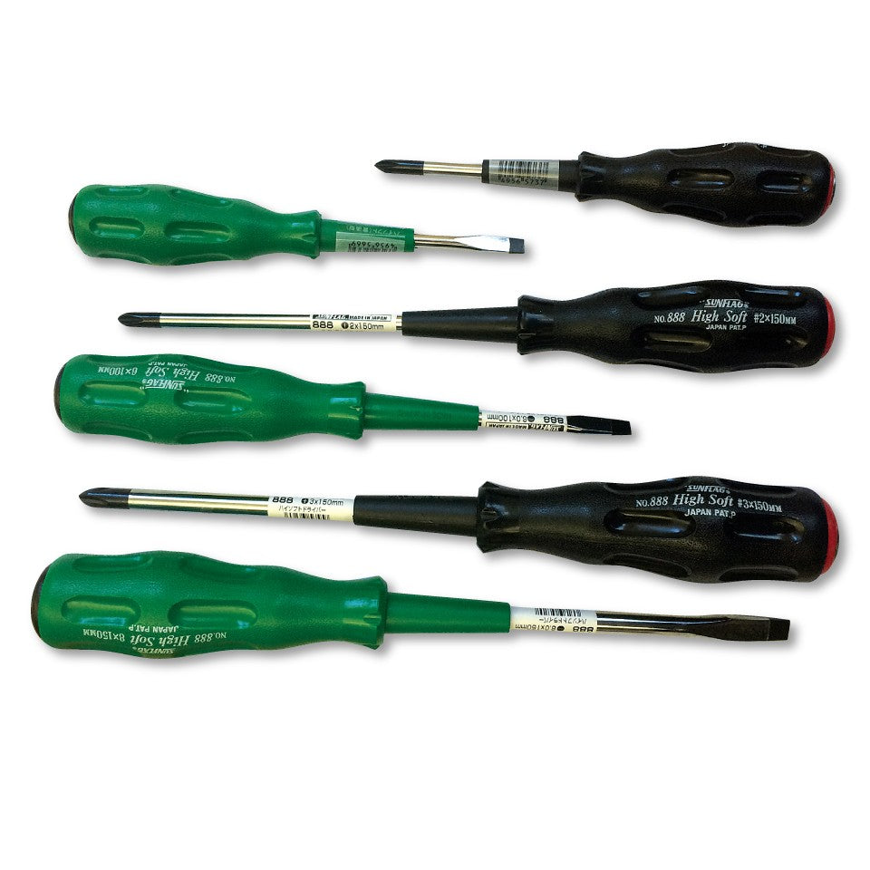 JIS & Slotted High-Soft Magnetic Driver Set