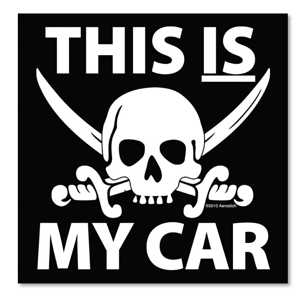 This Is My Car Sticker