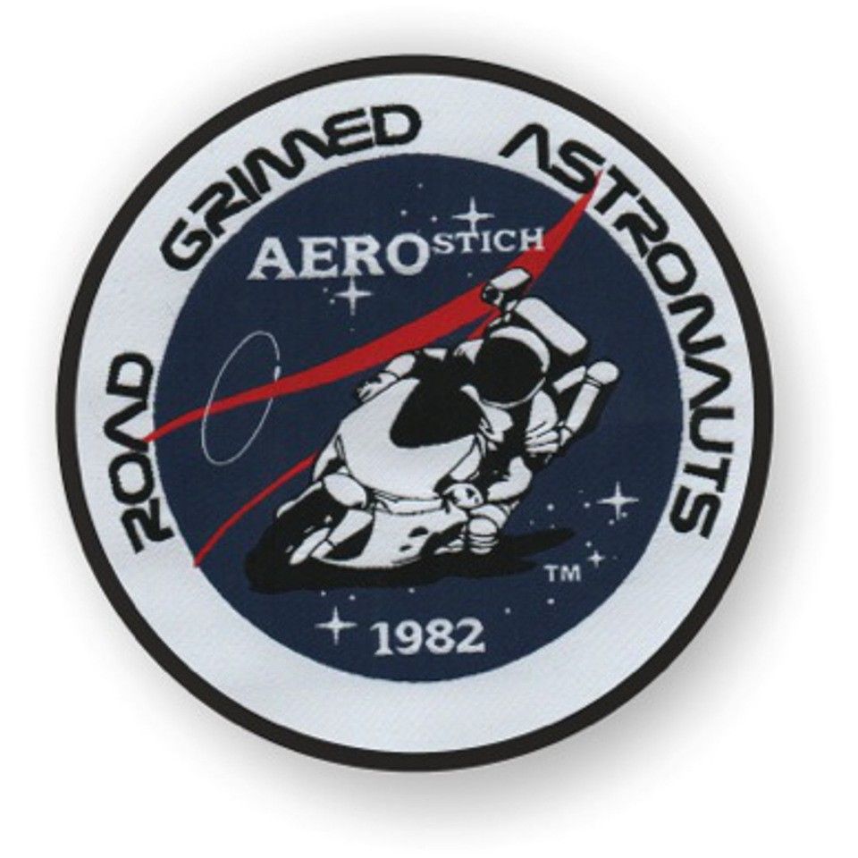 Aerostich Road Grimed Astronaut Embroidered Patch