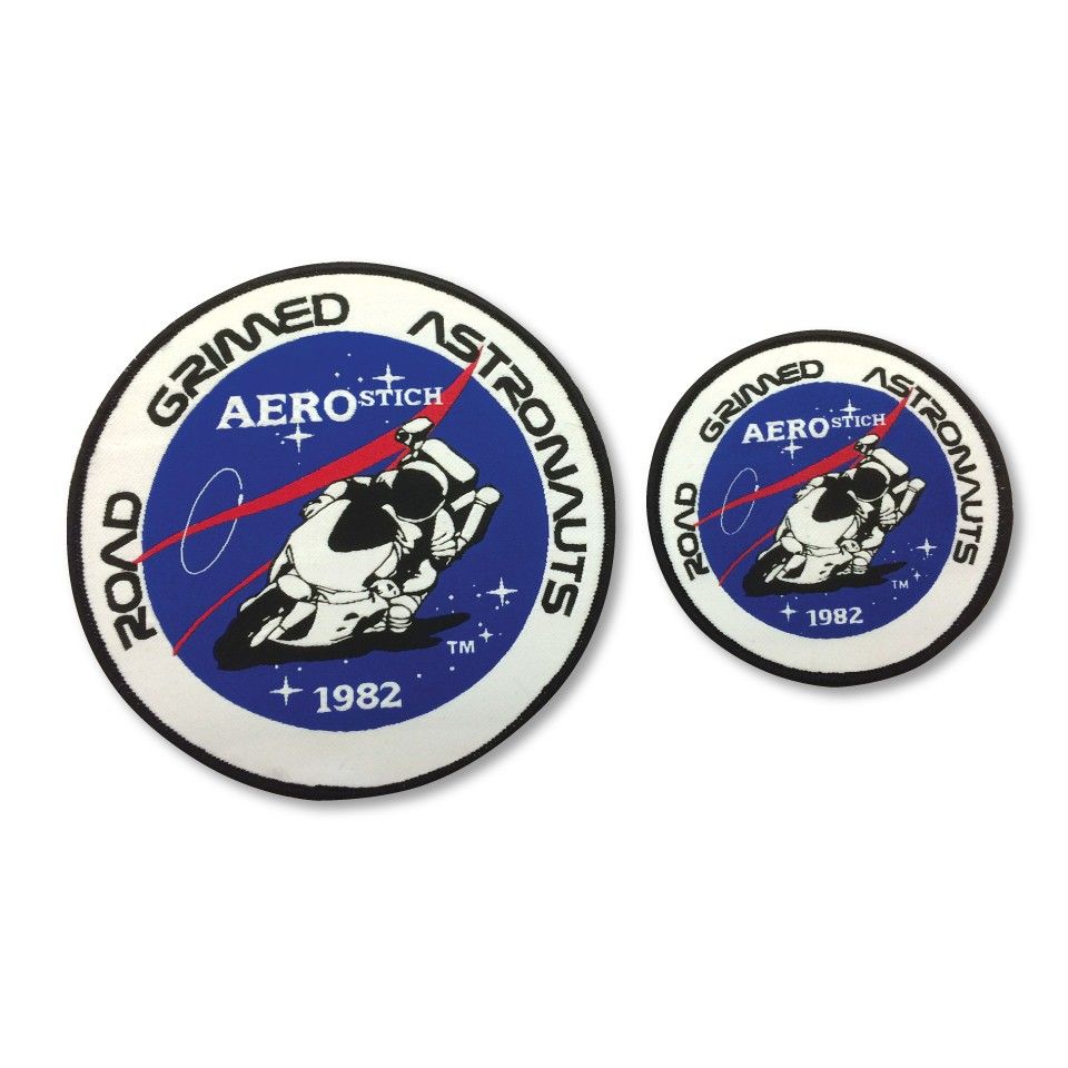 Aerostich Road Grimed Astronaut Embroidered Patch