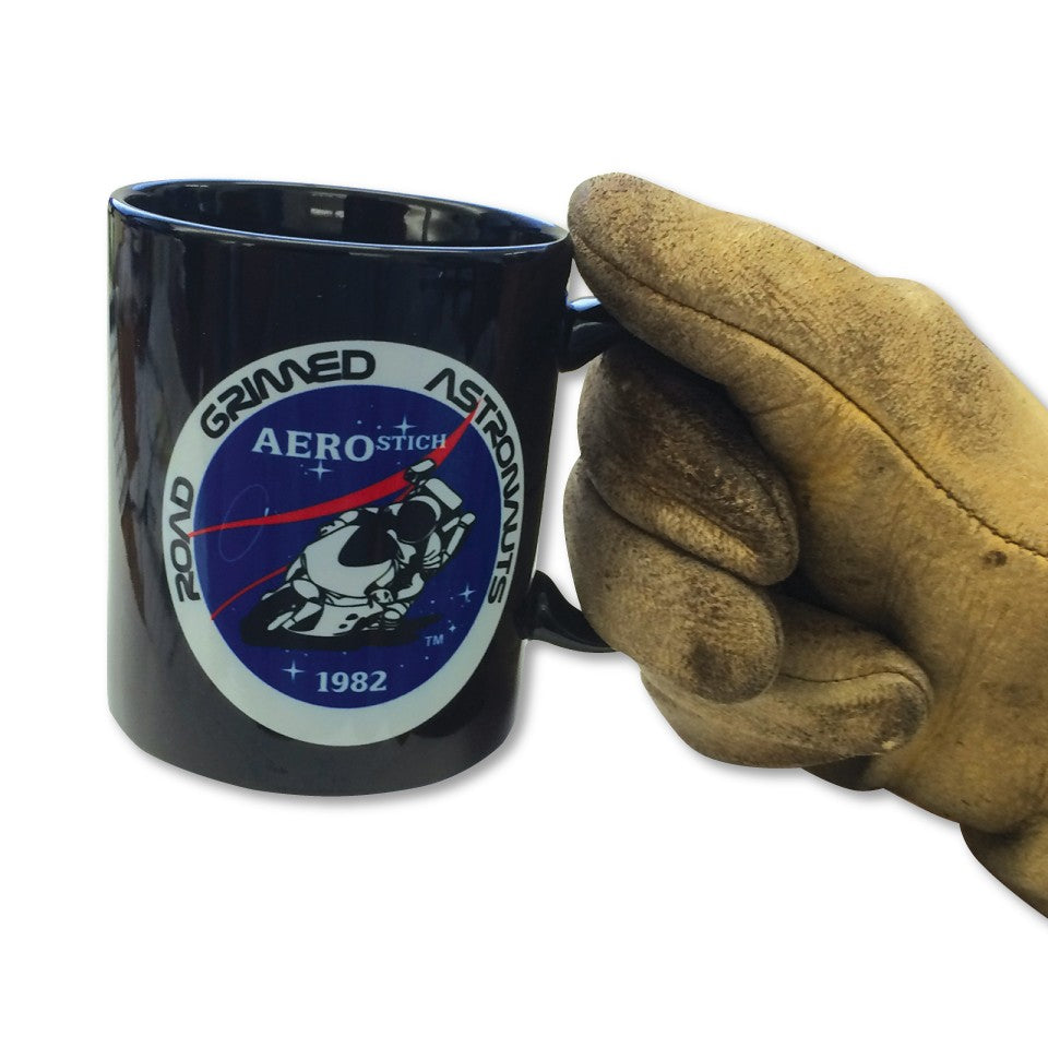 Aerostich Road Grimed Astronaut Coffee Mug