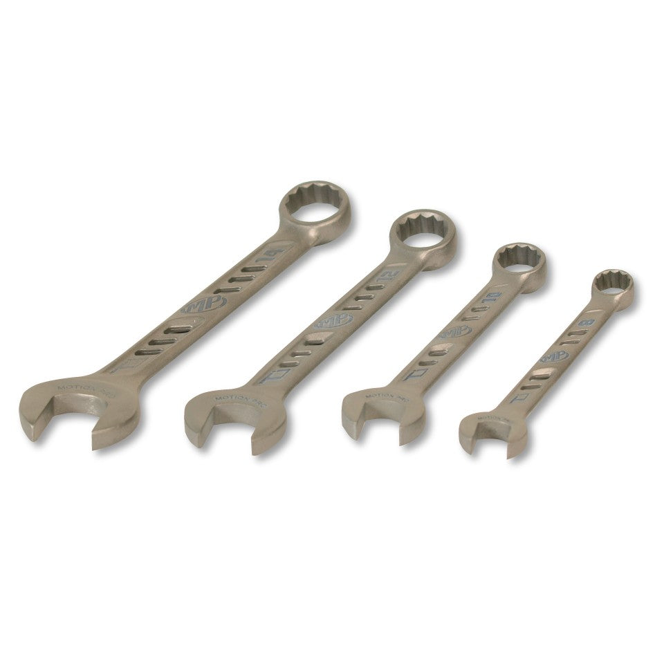 Set of Four Titanium Combination Wrenches