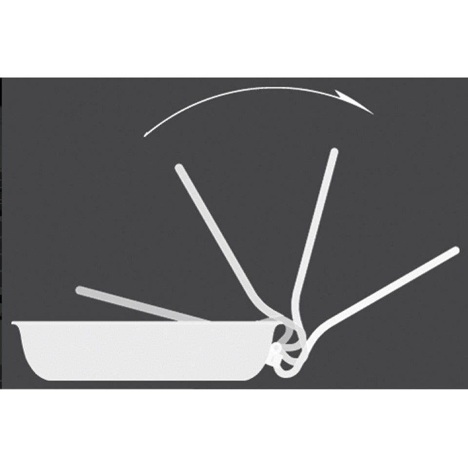 8" Aluminum Folding Handle Non-Stick Fry Pan