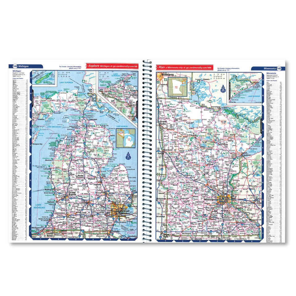 Compact North America Road Atlas