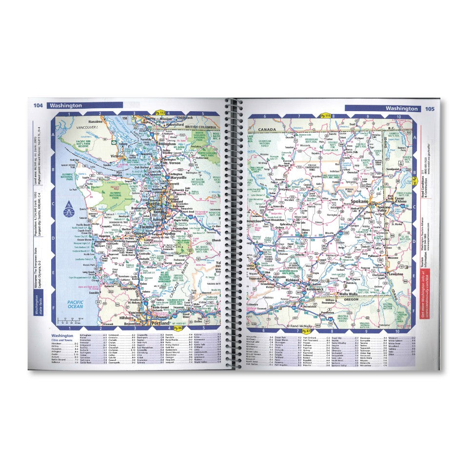 Compact North America Road Atlas