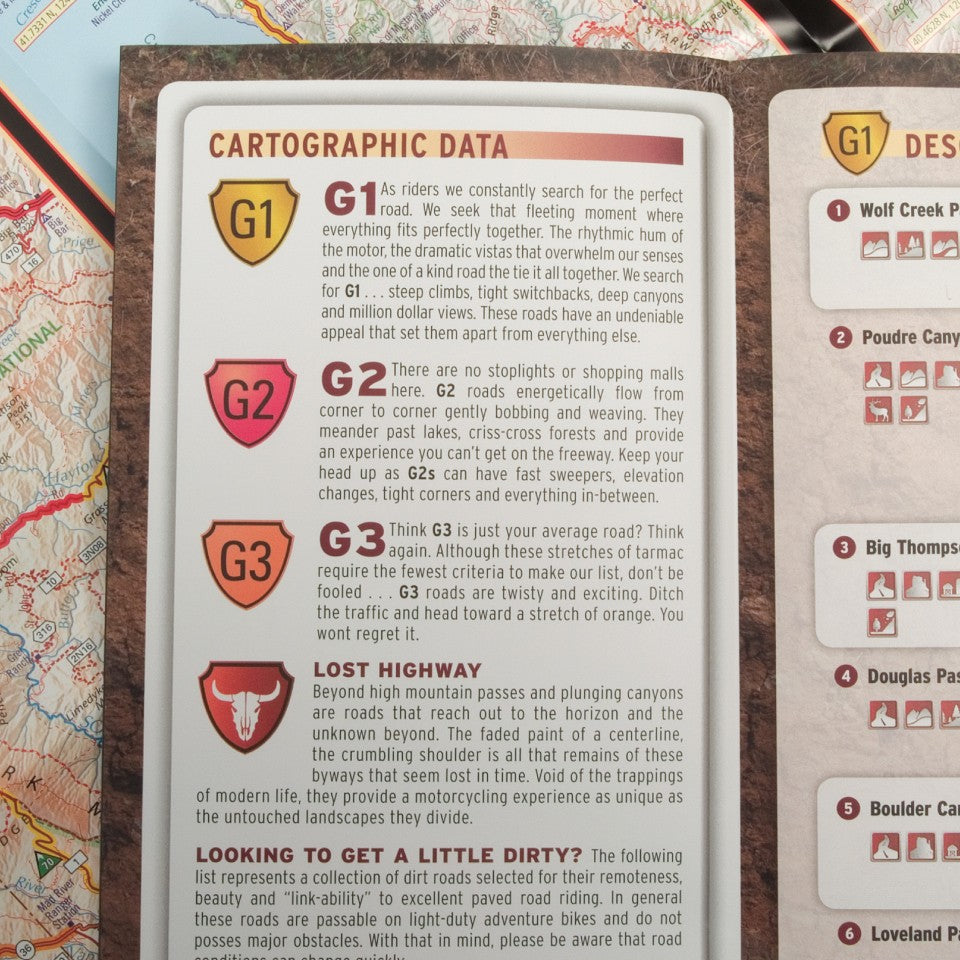 Butler Motorcycle Maps Master G1 Set