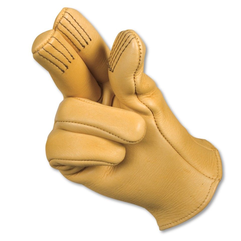 Touch Screen Elkskin Roper Gloves