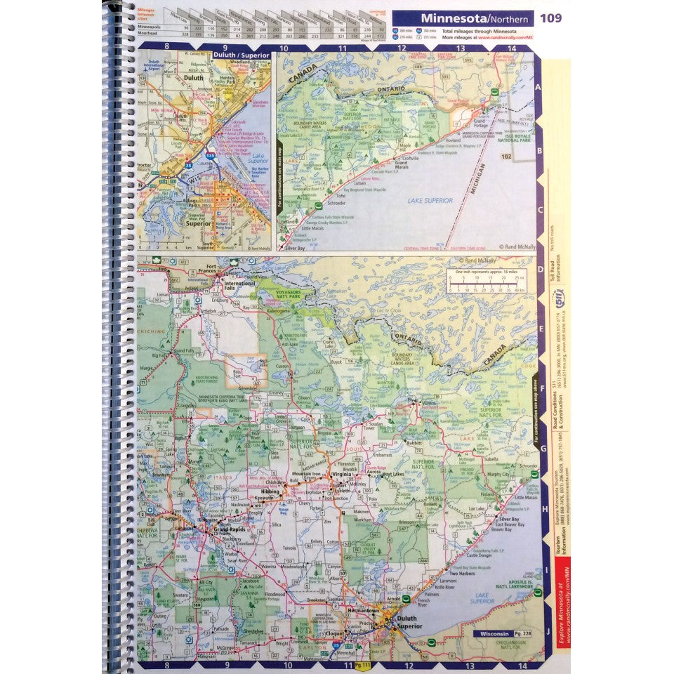 Large Format North America Road Atlas