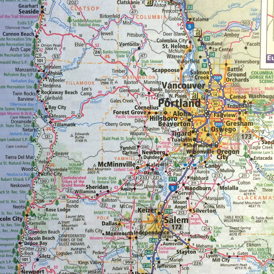 Large Format North America Road Atlas