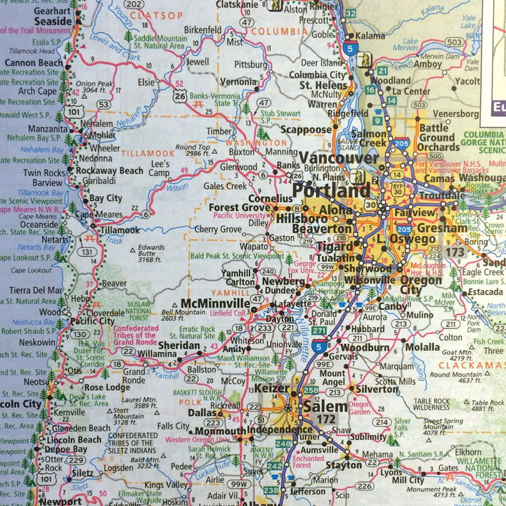 Large Format North America Road Atlas