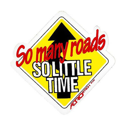 So Many Roads Sticker