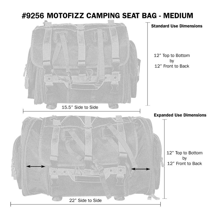 Medium Motofizz Camping Seat Bag